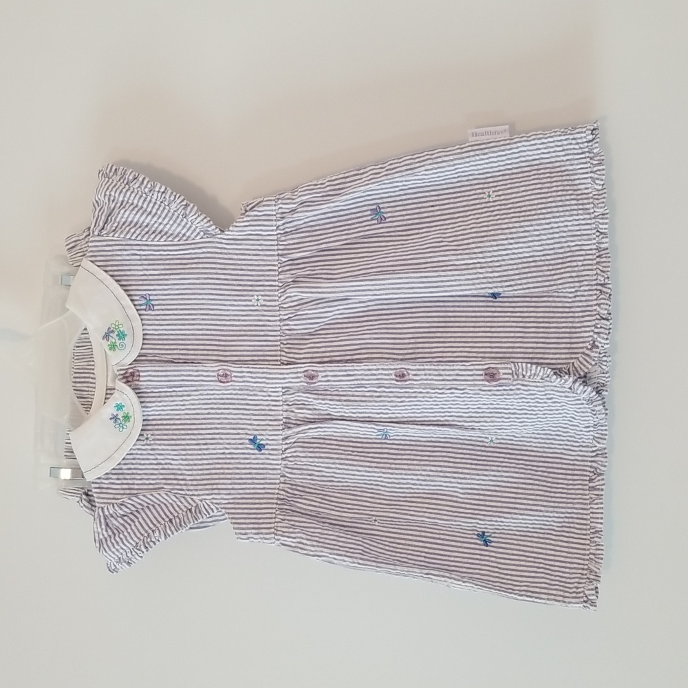 Purple plaid baby dress - Picture 1 of 10